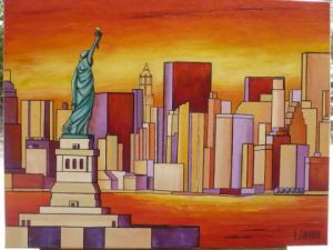 Voir le détail de cette oeuvre: New york statue de la liberté 